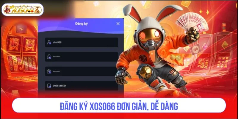 Để đăng ký tài khoản XOSO66, bạn cần thực hiện 3 bước đơn giản.