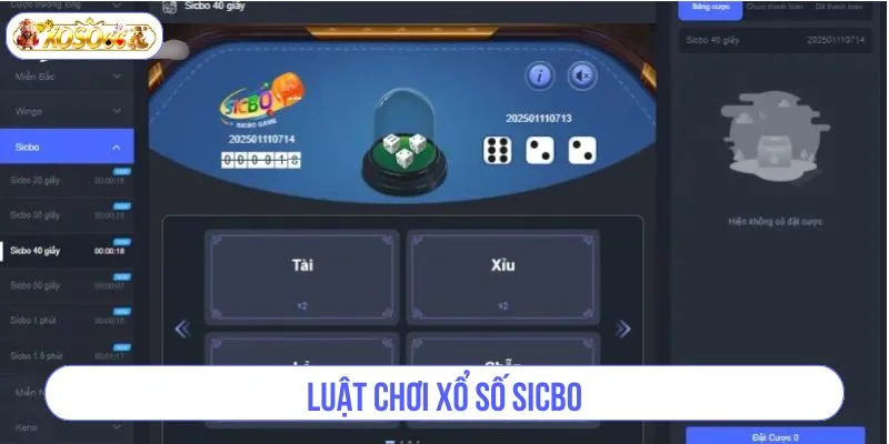 Hiểu rõ luật chơi xổ số Sicbo giúp bạn tự tin tham gia.
