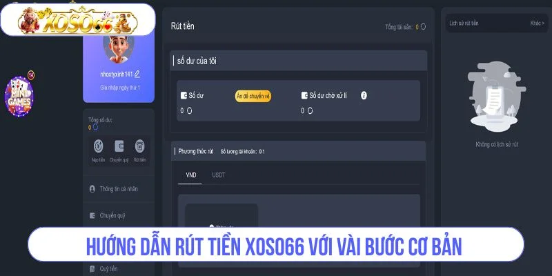 Rút Tiền XOSO66 – Chi Tiết Quy Trình Cực Đơn Giản Và Nhanh Chóng