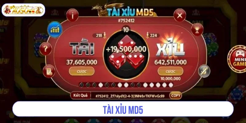 Cược Tài Xỉu MD5 – Cơ Hội Hốt Bạc Cực Khủng 2025