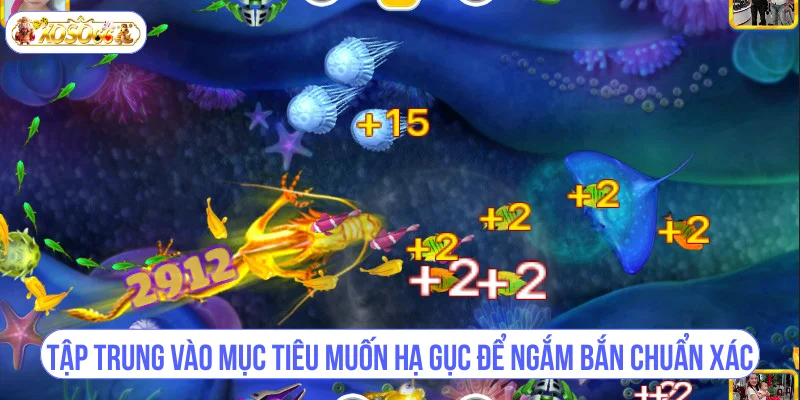 Tập trung vào mục tiêu muốn hạ gục để ngắm bắn chuẩn xác.