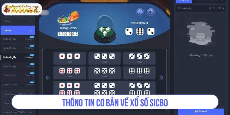 Xổ số Sicbo càng cuốn hút hơn qua lời giới thiệu sơ lược.